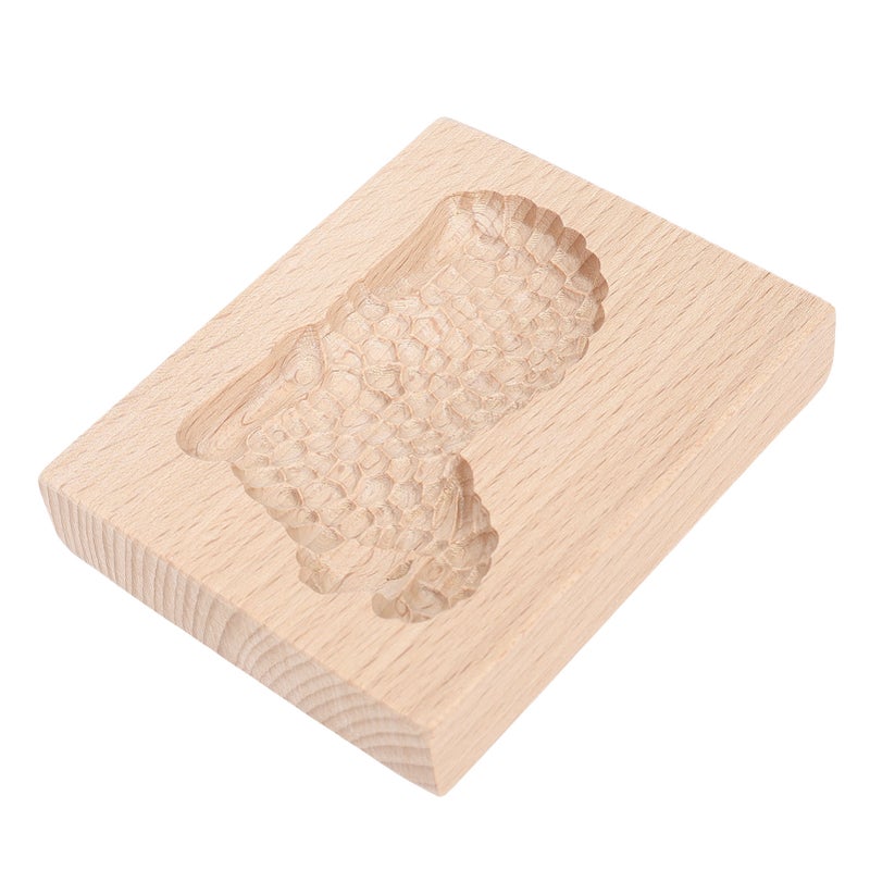 Carved Wooden Gingerbread Cookie Mold Biscuit Chocolate Press Cutter 3D Baking Sheep Stamp Mould - Image 2