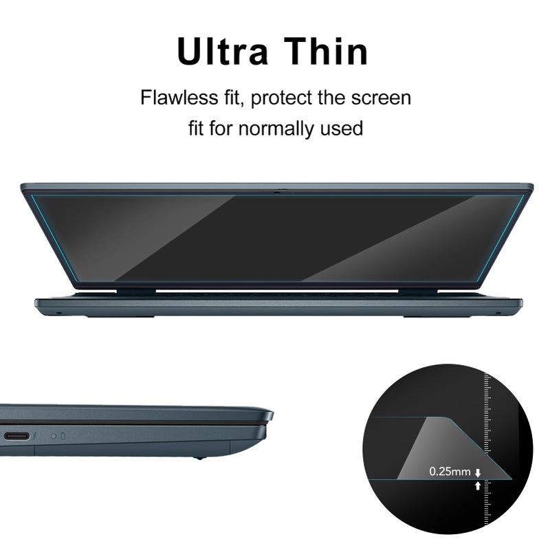YongMai حزمة واحدة واقي شاشة لابتوب 16 بوصة زجاج مقسى متوافق مع HP/Dell/Acer/ASUS/Samsung/Lenovo/MSI/Toshiba/LG/Razer Blade بنسبة عرض إلى ارتفاع 16:10 - Image 5