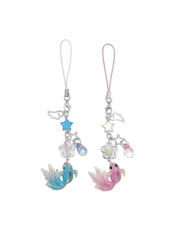 Cute Phone Charm - 2PCS Phone Charms, Camera Bag Pendants Decor for Women, 1, Resin, No Gemstone - Image 1