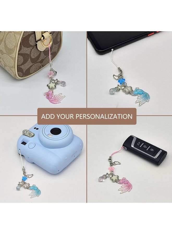 Cute Phone Charm - 2PCS Phone Charms, Camera Bag Pendants Decor for Women, 1, Resin, No Gemstone - Image 4