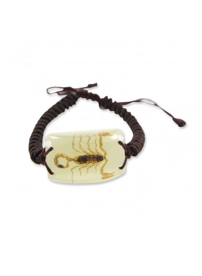 REALBUG Gold Scorpion Bracelet, Glow in The Dark, 10 inches - Image 1