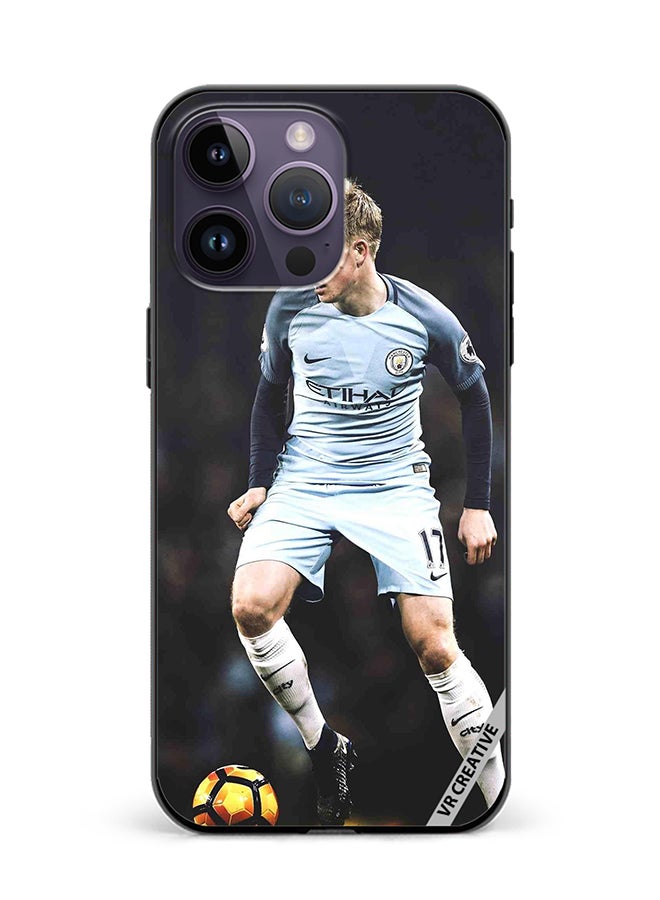 VR CREATIVE Protective Case Cover For Apple iPhone 15 Pro Kevin De Bruyne Design Multicolour - Image 1