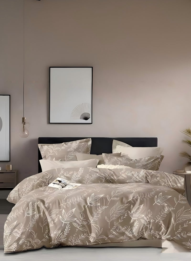 NEW king size duvet cover set ,6pcs set with duvet cover 220×240cm and 1 fit sheet and 4pcs pillow cases 