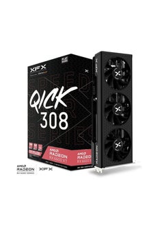 XFX Speedster QICK 308 AMD Radeon™ RX 6600 XT Black Gaming Graphics Card with 8GB GDDR6, AMD RDNA™ 2