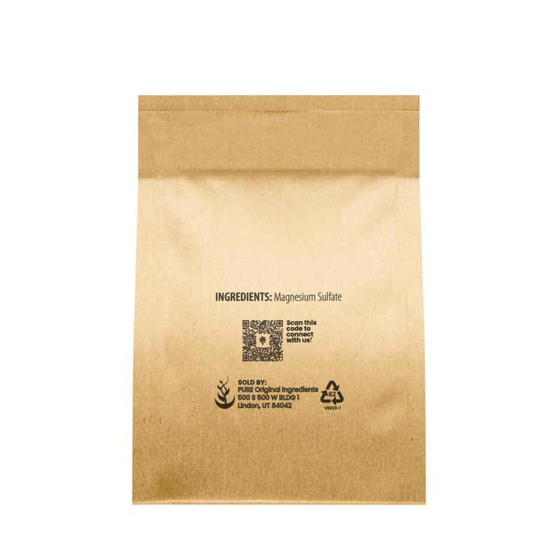 PURE ORIGINAL INGREDIENTS ملح إبسوم الأصلي النقي - كبريتات المغنيسيوم النقية، محلول نقع (4 أونصة) - Image 2