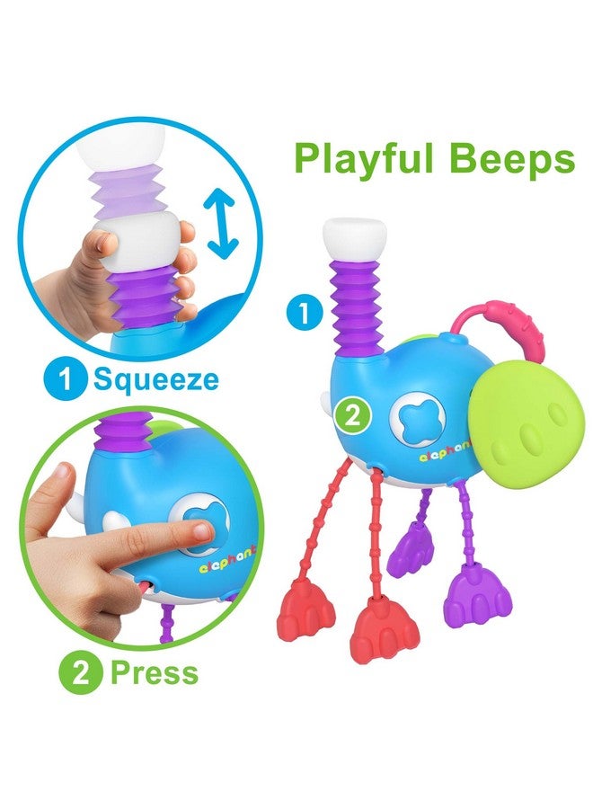 iPlay, iLearn Baby Sensory Toys for 1 Year Old, Infant Montesori Pull String Toy, Silicone Teething Toy, Toddler Car Seat Toy, Airplane Travel Activity Birthday Gifts for 12 18 Month 2 Yr Old Boy Girl - Image 5