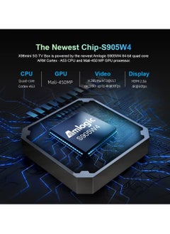 X96 X96 Mini 5G Android TV Box, 2GB RAM + 16GB ROM, Android 9.0, Amlogic S905W4, Dual WiFi 2.4G/5G, 4K Media Player, H.265 10bit Smart TV Box X96 Mini 5G  - Image 3
