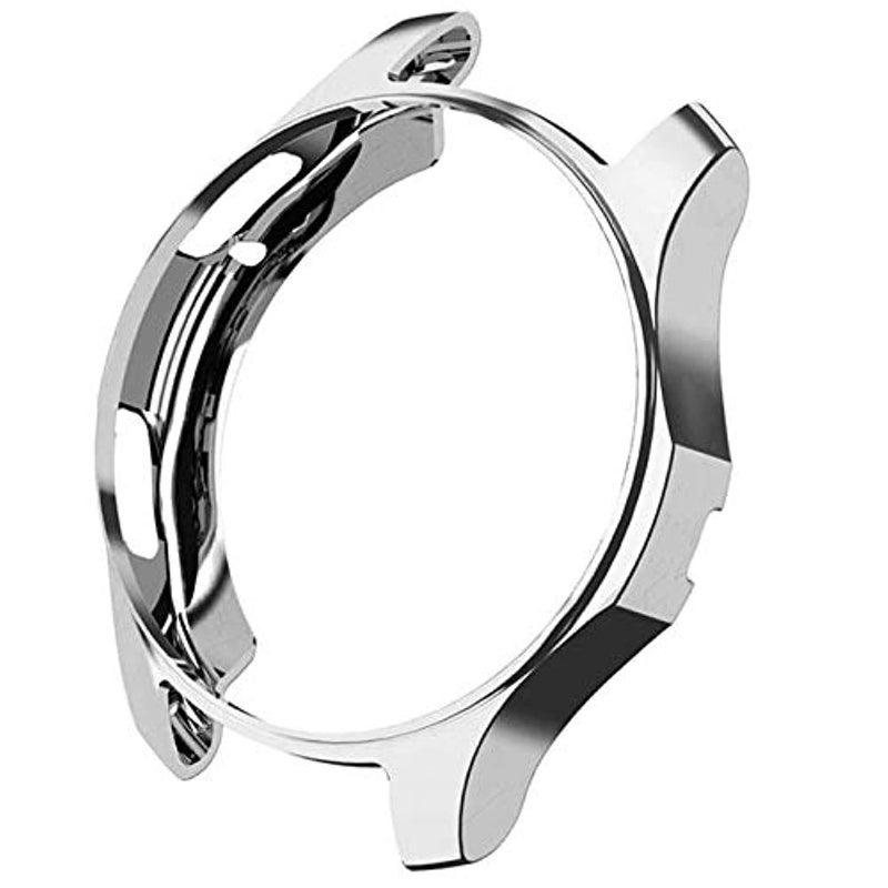 Coverking Cellular SM-R805 TPU Soft Smartwatch Case For Samsung Galaxy Watch (46mm, Silver) - Image 1