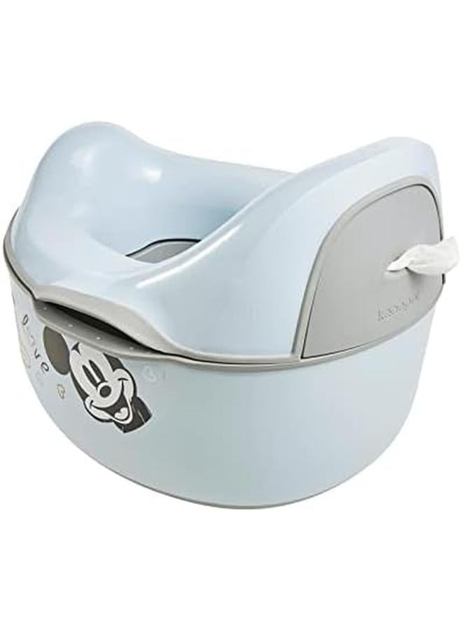keeeper Discney 4 In 1 Potty Potty Toilet Training Seat With Wipe Dispenser And Step Stool In One Product Mickey - Image 3