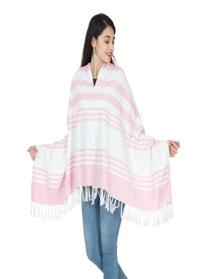 nene Mother's Multi-Purpose Large Size Nursing/Feeding Scarf-Wrap Stole (Pink) - Image 4