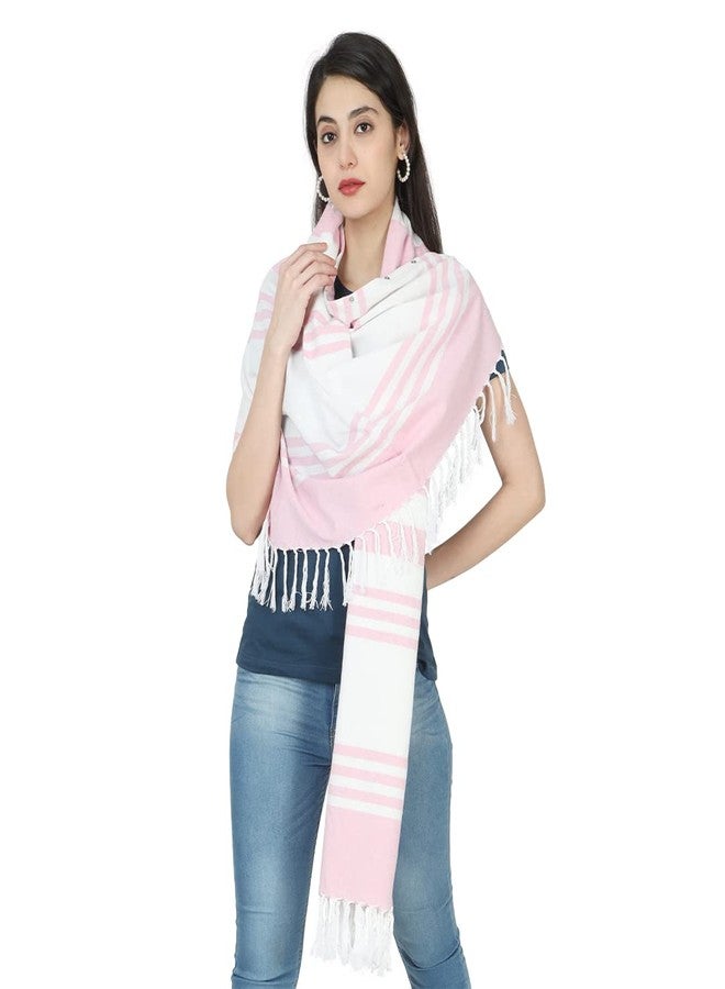 nene Mother's Multi-Purpose Large Size Nursing/Feeding Scarf-Wrap Stole (Pink) - Image 5