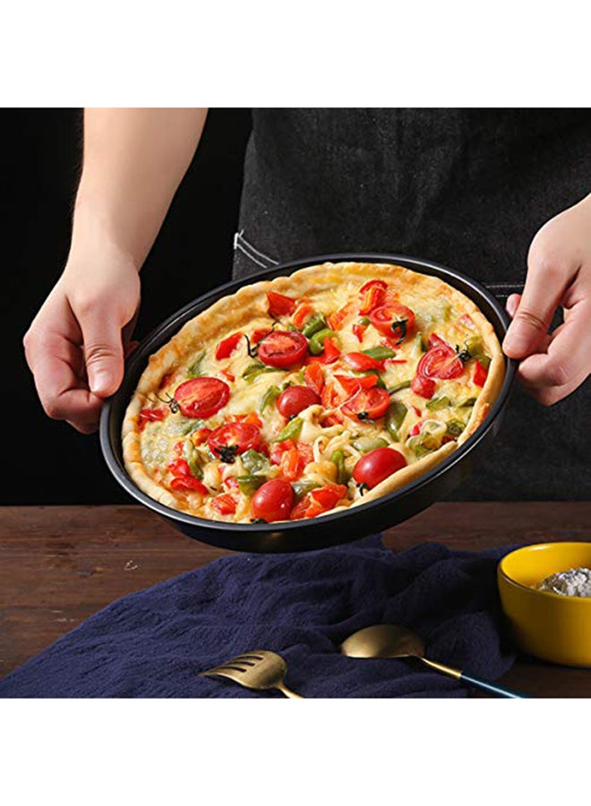 3-Piece Non-Stick Pizza Pan Multicolor - Image 5