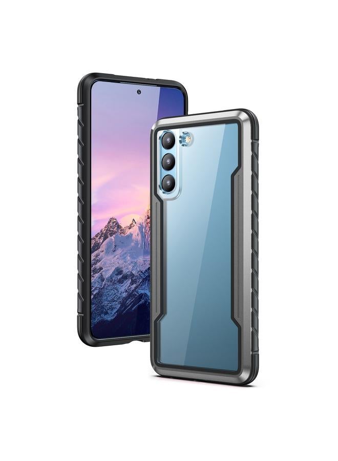 إيباكي جراب لهاتف Samsung Galaxy S22 5G Thunder Series بإطار من الألومنيوم + مصد TPU + جراب شفاف مقاوم للصدمات من البولي كربونات - Image 2