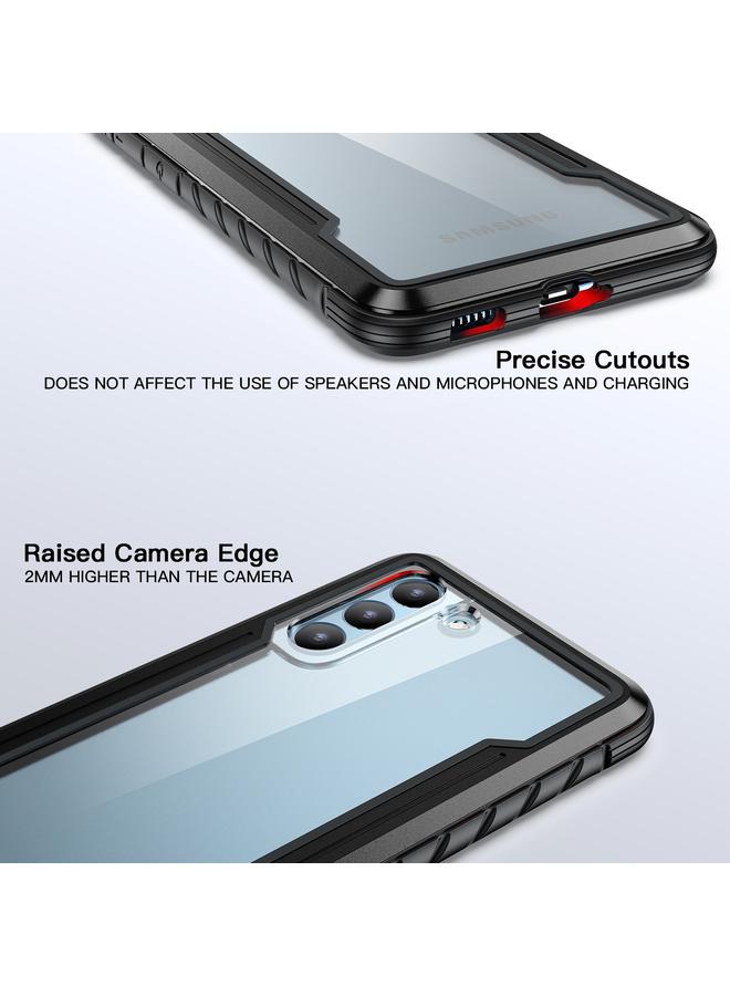 إيباكي جراب لهاتف Samsung Galaxy S22 5G Thunder Series بإطار من الألومنيوم + مصد TPU + جراب شفاف مقاوم للصدمات من البولي كربونات - Image 5