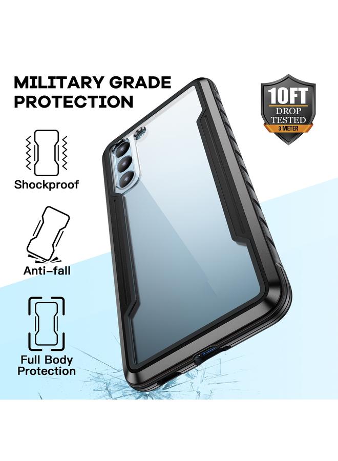 إيباكي جراب لهاتف Samsung Galaxy S22 5G Thunder Series بإطار من الألومنيوم + مصد TPU + جراب شفاف مقاوم للصدمات من البولي كربونات - Image 4