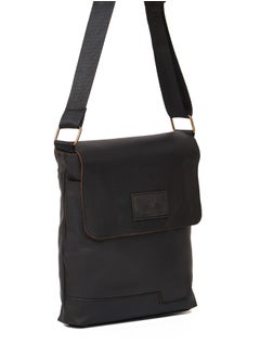 STORYTELLER Build Vegan Leather Crossbody Sling Bag Casual Daypack for Business and Casual Travel Black  - Image 3
