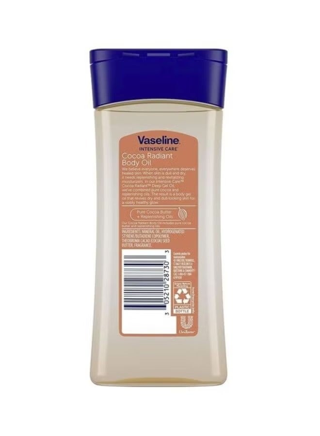 Vaseline Intensive Care Cocoa Radiant Body Oil White 200ml - Image 2