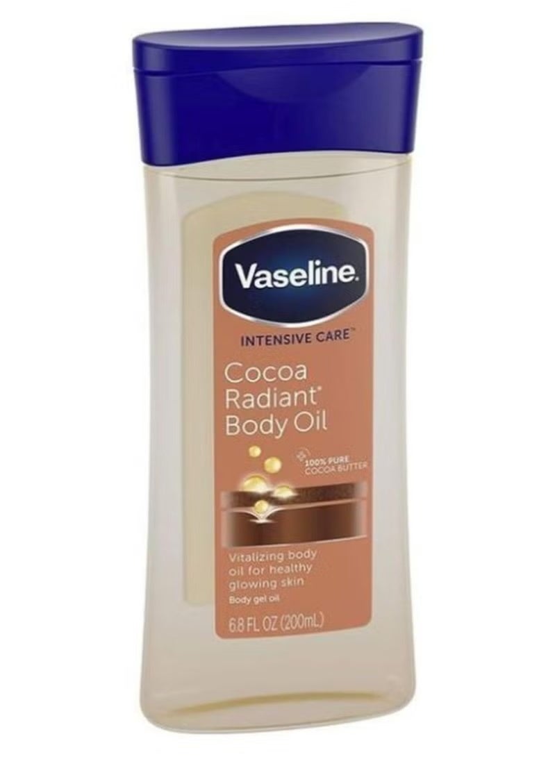 Vaseline Intensive Care Cocoa Radiant Body Oil White 200ml - Image 1