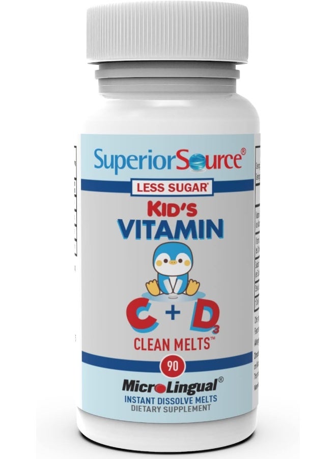 Superior Source Kids Vitamin C D3 Clean Melts for Children - Image 3