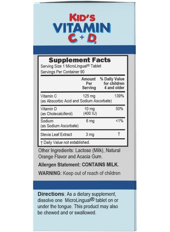 Superior Source Kids Vitamin C D3 Clean Melts for Children - Image 4