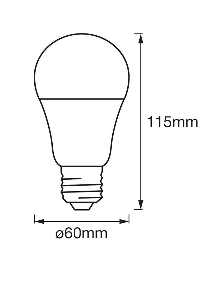 E27 8.5W Day Light Screw Base 6500K LED Bulb