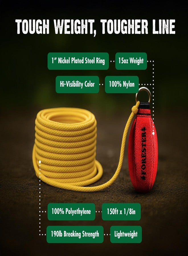 FORESTER Professional Arborist Throw Line Kit 15oz | Tree Felling Equipment with Arborist Throw Bag | Throw Rope, Throw Weight - Image 3