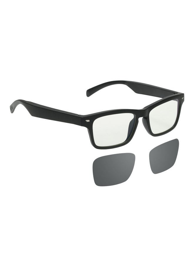 NIBEMINENT Wirelessly BT Light Blocking Smart Audio Glasses Black  - Image 1