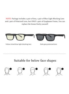 NIBEMINENT Wirelessly BT Light Blocking Smart Audio Glasses Black  - Image 5