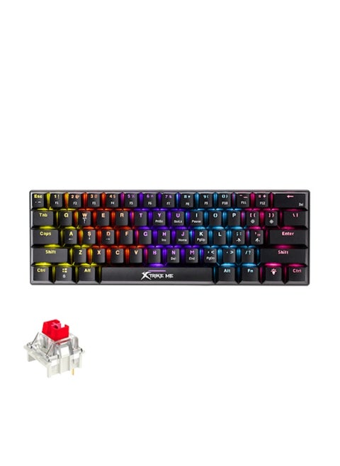GK916 Gaming Mechanical Keyboard - Red Switches - Rainbow LED Lighting