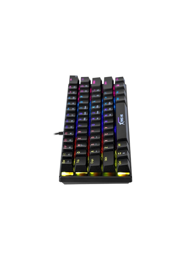 GK916 Gaming Mechanical Keyboard - Red Switches - Rainbow LED Lighting
