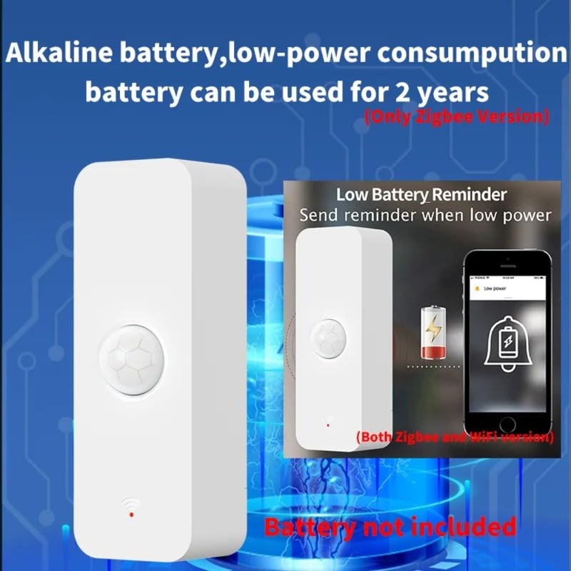 Tuya WIFI PIR محس حركة كاشف حركة إنذار الحياة الذكية APP نظام أتمتة المنزل اللاسلكي العمل مع Alexa و Google Home - Image 5