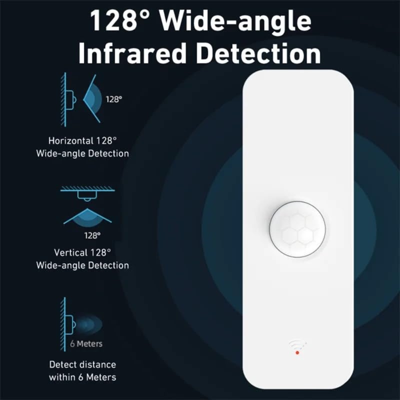 Tuya WIFI PIR محس حركة كاشف حركة إنذار الحياة الذكية APP نظام أتمتة المنزل اللاسلكي العمل مع Alexa و Google Home - Image 4