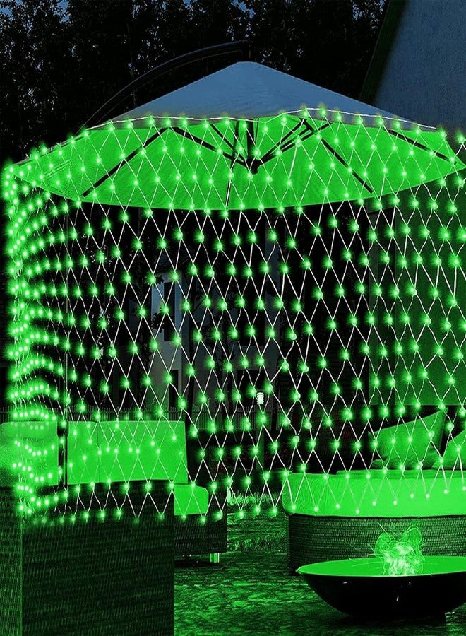 Litehom أضواء خيطية شبكية LED من لايت هوم - أضواء ديوالي LED لتزيين المنزل 6.6 قدم × 6.6 قدم 144 مصباح LED (شبكة خضراء 2 × 2) - Image 1