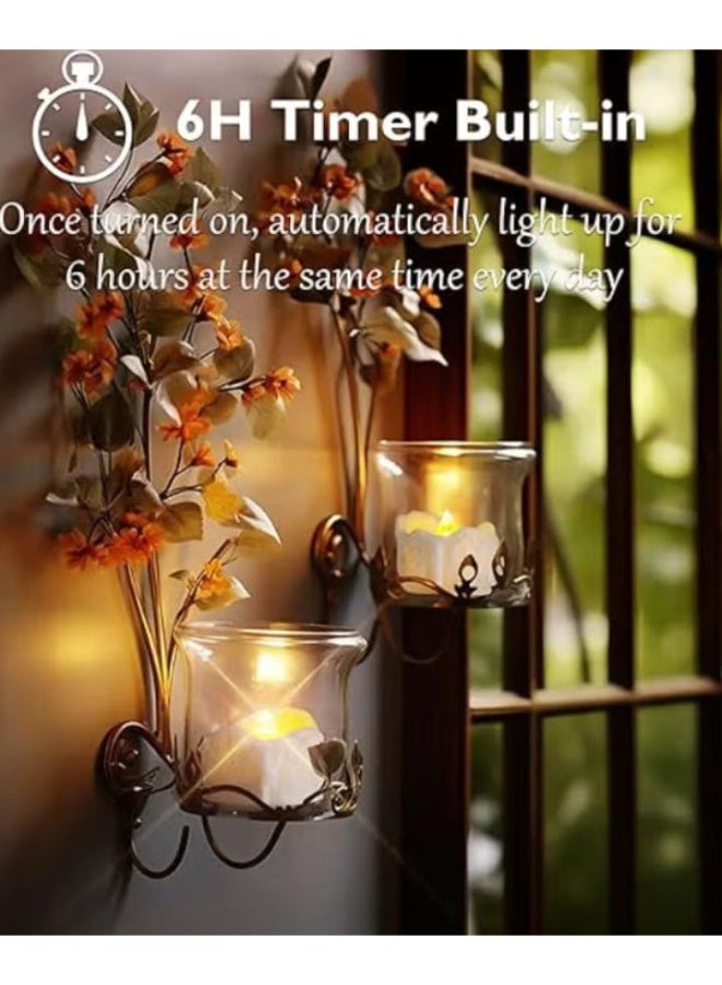 12 pieces - Temporary tea light candles, flameless - Image 2