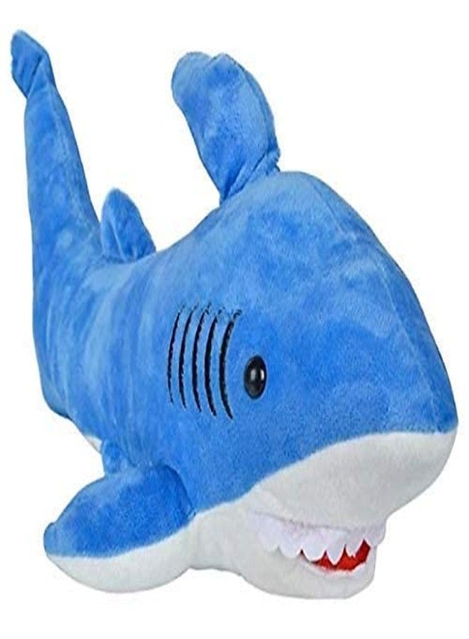 CHIRKUT Shark Cute Stuffed Plush Soft Toy for Kids Lovable Huggable Perfect Present for Birthday, Babies & Children || Size: 40cm, Color: Blue - Image 2
