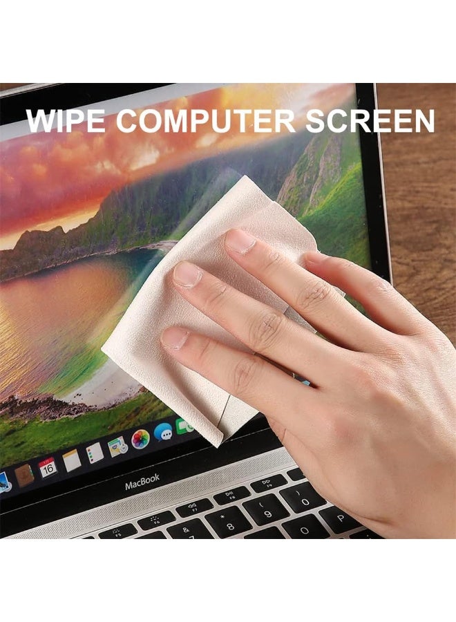 50pcs ميكروفايبر تنظيف القماش نظارات القماش الجلد القماش النظيف، نظارات القماش نظارات المناديل، عدسة مناديل القماش للإلكترونيات، النظارات، شاشة التلفزيون، الهاتف الخلوي والكمبيوتر المحمول - Image 3