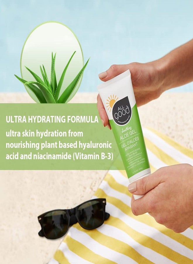 All Good Makes Everything Better All Good Sport Mineral Sunscreen, Aloe Gel & Facial Sunscreen Bundle - UVA/UVB Broad Spectrum SPF 30+, Water Resistant - Includes (2) SPF 30 Sport Sunscreen, (1) Aloe Gel & (1) Facial Sunscreen - Image 3