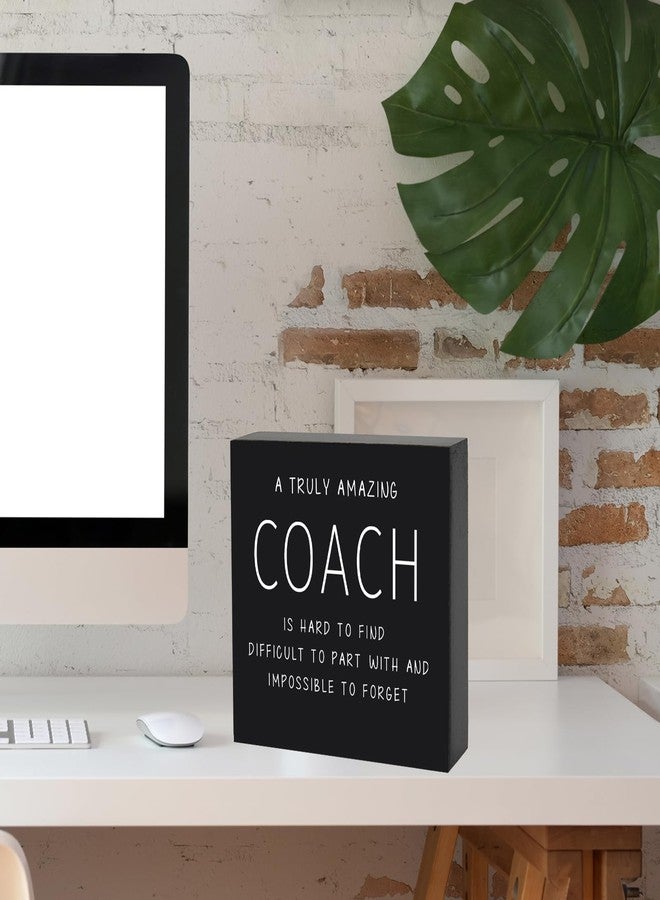 HEYTUYA Coach Gifts Wooden Box Sign, Coach Going Away Gift for Men Women, Appreciation Gifts for Best Coach Baseball Gymnastics Track Softball Desk Table Decor, Appreciation Gift Thank You Gifts - Image 5