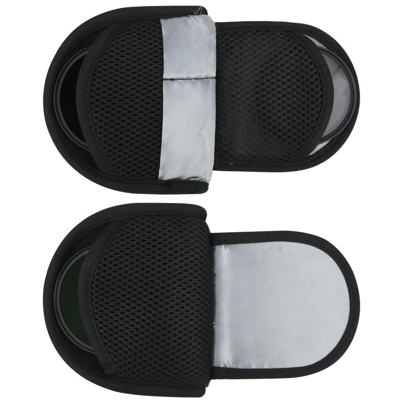 Txesign Camera Filters Case Bags For Round Filters Up To 82Mm Water-Resistant Fabric Design Lens Filter Pouch (Large) - Image 4
