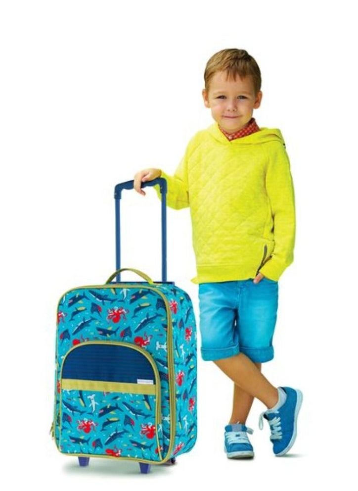 Stephen Joseph All Over Print Trolley Bag - Shark  - Image 1