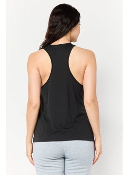 Reebok Women Sportswear Fit Sleeveless Training Tank Top, Black  - Image 3