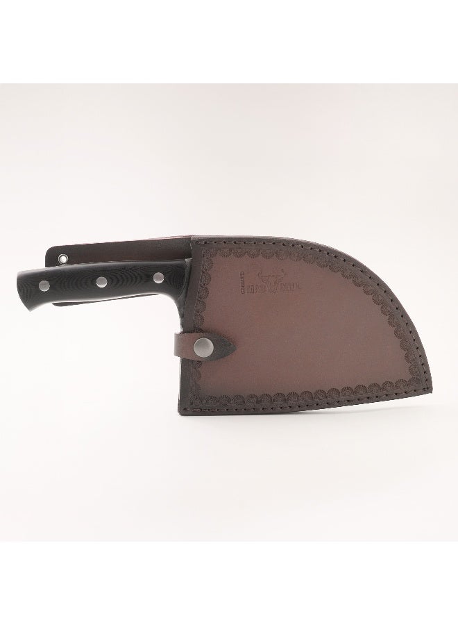 Samura Stainless Steel Mad Bull Serbian Chef'S Knife 7'',180Mm In Black - Image 1