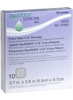 convatec DUODERM Duoderm cgf extra thin dressing, 4" x 4", 10 Count 