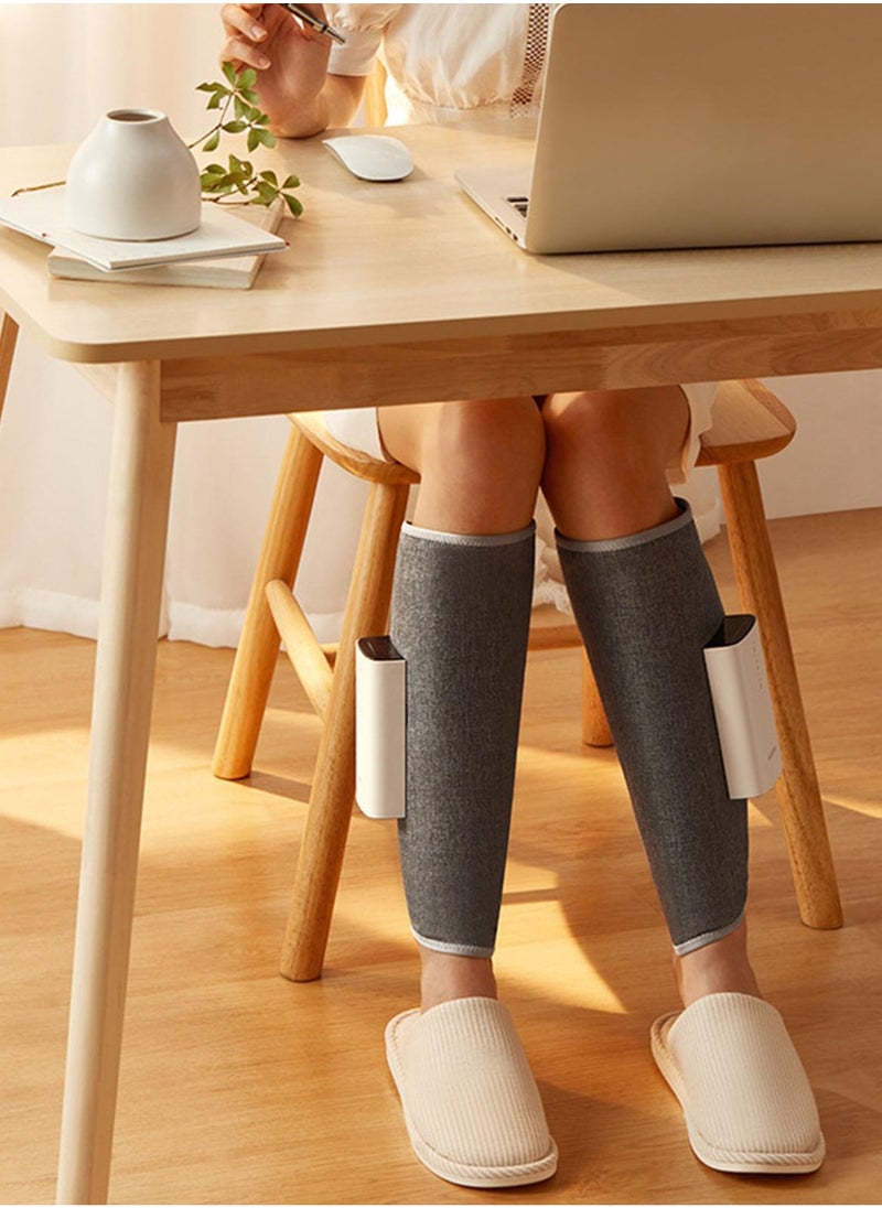 Generic - Portable Rechargeable Cordless Leg Massager for Pain Relief and Muscle Relaxation, Featuring Heat and Massage for Calves, Feet, and Knees (Pink, 1 Pair) - Image 1
