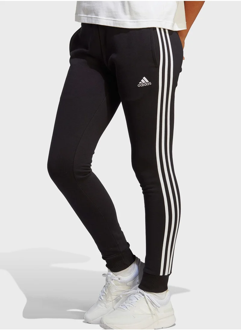 Adidas 3 Stripes Essential French Terry Sweatpants