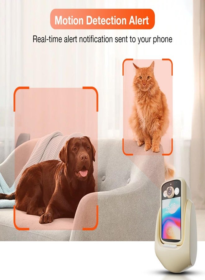 Sekyo 2-Way Video Calling Camera with 2.8" Display, In-House Monitoring Pet Camera with Speaker, 360° View PTZ WiFi AI Motion Detection Indoor for Puppy/Cat/Dog with Phone App Control, Indoor Home Security - Image 5