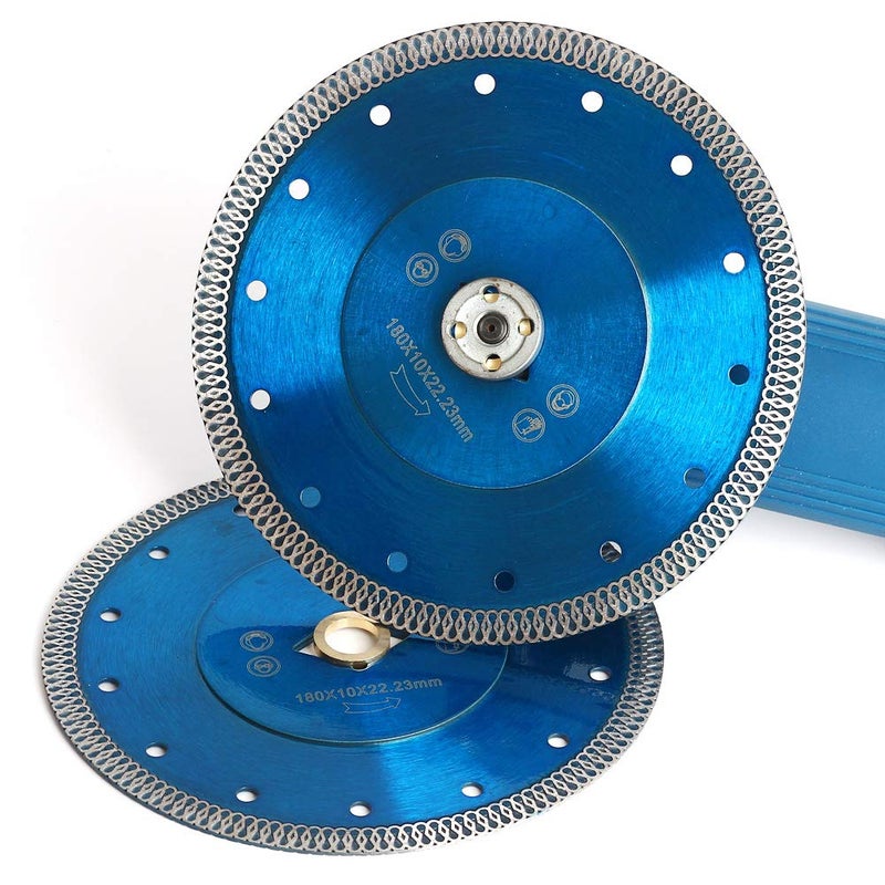VOSIDUE 2 Pack Super Thin Tile Saw Blade 7" Diamond Saw Blade for Cutting Granite Marble Porcelain Tile … - Image 3