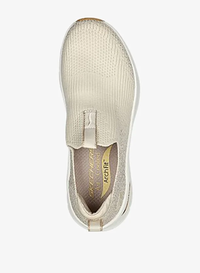 سكيتشرز أحذية مشي نسائية سهلة الارتداء - آرتش فيت دي لوكس