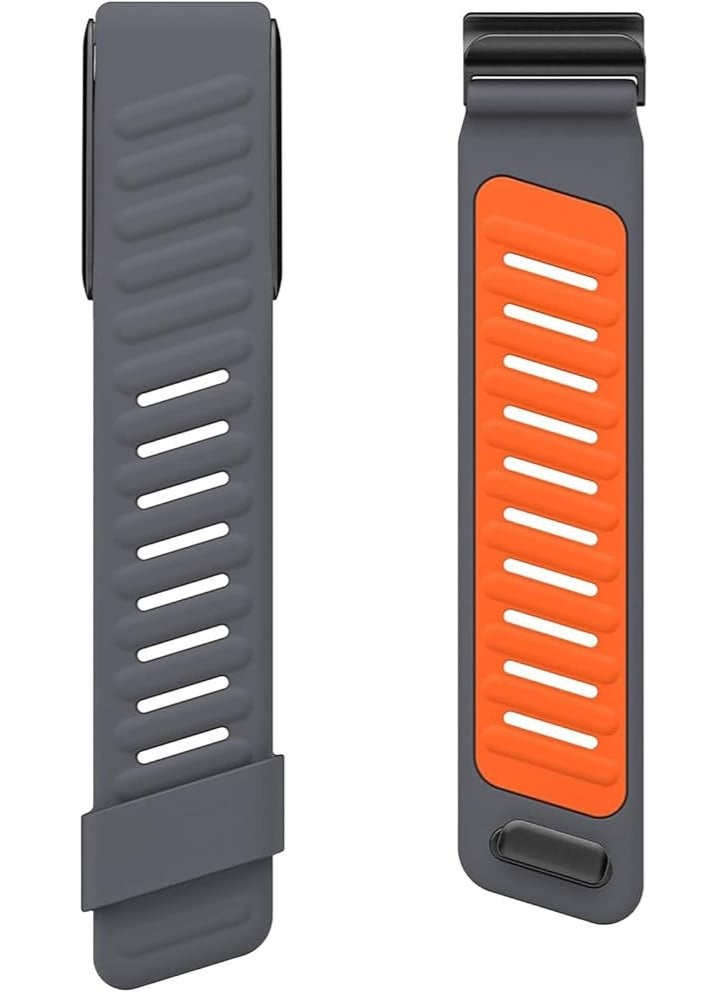 Silicone Wristband Compatible with Whoop 4.0 Band, Comfort Durable Soft Adjustable Silicone Sports Loop Strap for Men & Women, with U Shapped Connector - Image 2