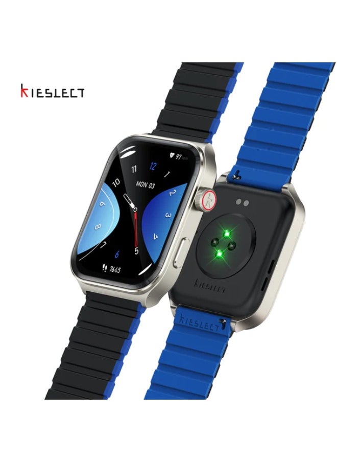 KIESLECT - Kieslect Smart Calling Watch Ks2 Dual Core Midnight Blue - Image 1